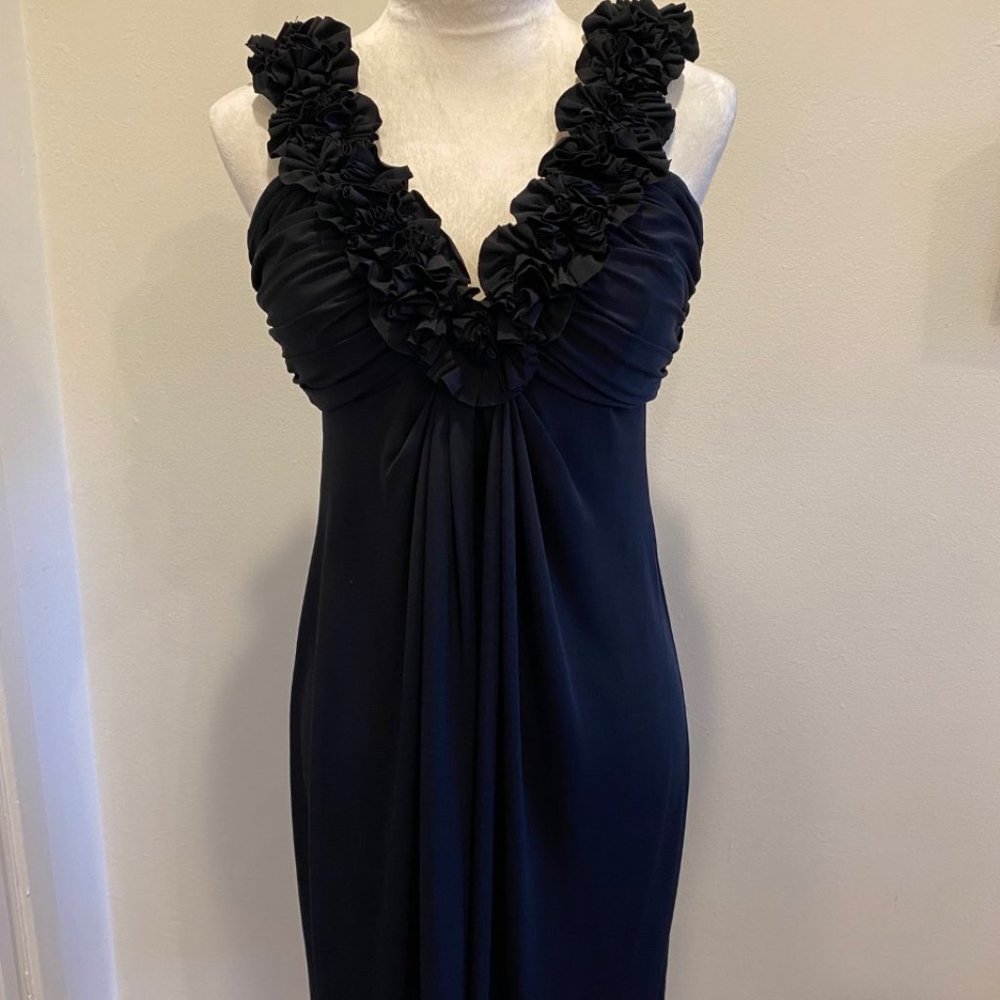MAGGY LONDON BLACK COCKTAIL DRESS - SIZE 8